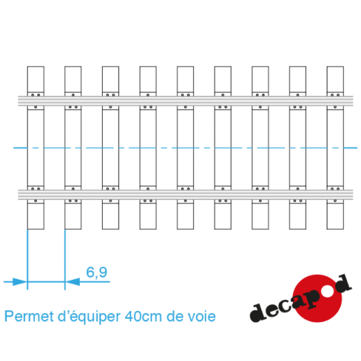 Traverses bois pour selles 3 trous-1