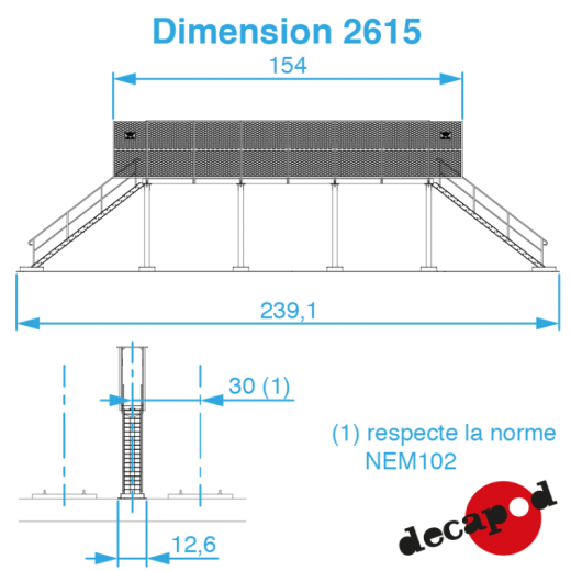 Passerelle de visite pour toiture électrique-1