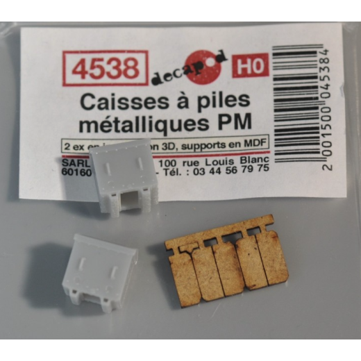 Caisses à piles métalliques PM-2