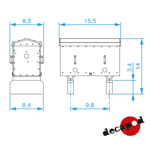 Caisses à piles métalliques GM-1