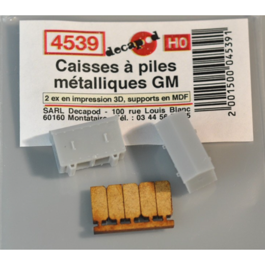 Caisses à piles métalliques GM-2