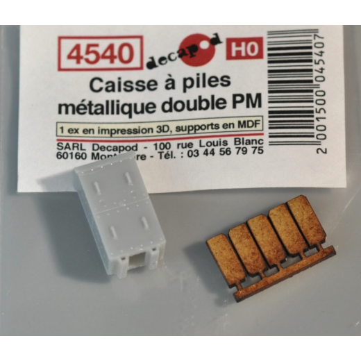 Caisses à piles métalliques doubles PM-2