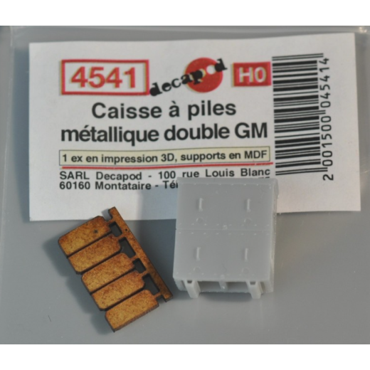 Caisses à piles métalliques doubles GM-2