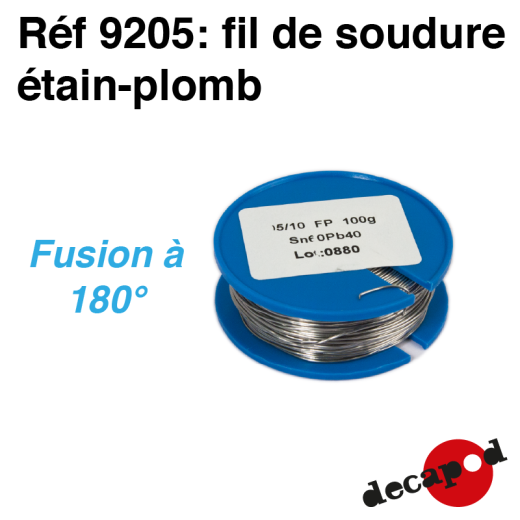 Fil de soudure Etain-Plomb - 100 g - fil de 5/10è