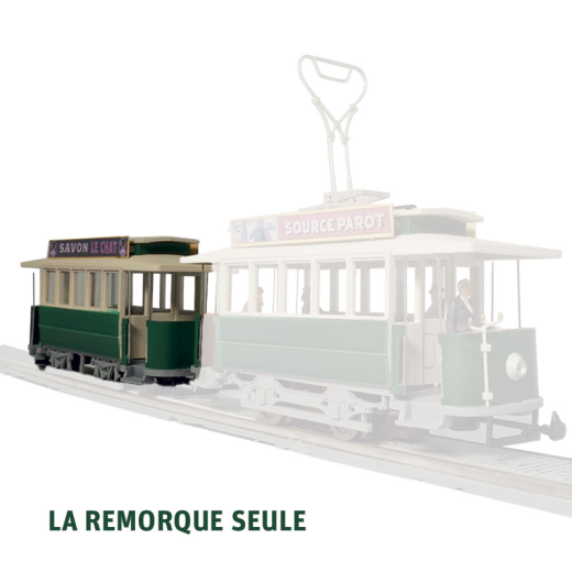 Le tramway ancien : la remorque seule - P'tits Kits Voie Libre-1