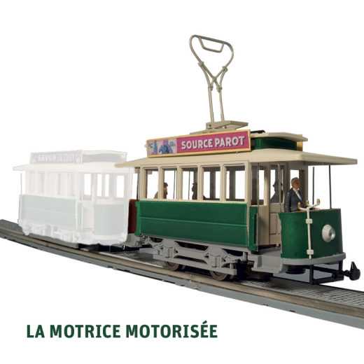 Le tramway ancien : la motrice motorisée - P'tits Kits Voie Libre-1