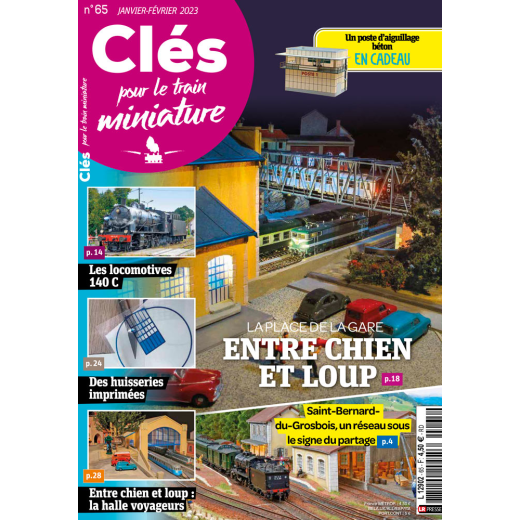 Clés pour le train miniature n° 65