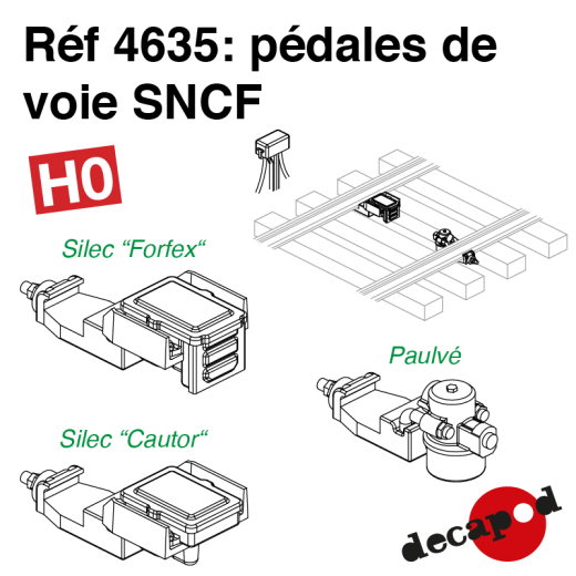 Pédales de voie SNCF