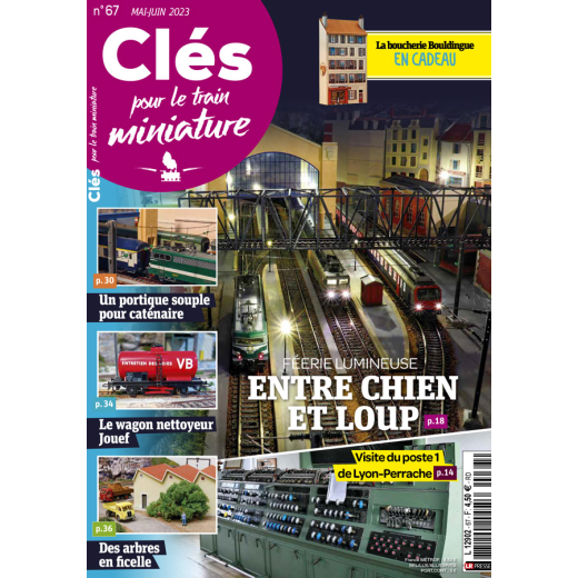 Clés pour le train miniature n° 67