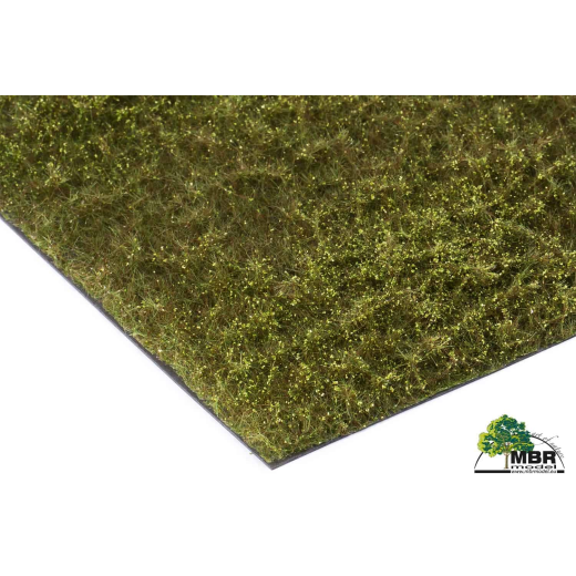 Tapis floqué pour champs et prairies - Broussailles - 12mm 20x30cm