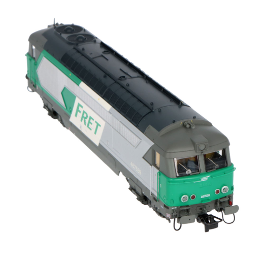 Locomotive Diesel BB-67539 NEVERS livrée Fret avec Enjoliveur Flèche Toit Gris Ep.V-3