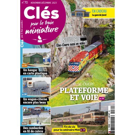 Clés pour le train miniature n° 70