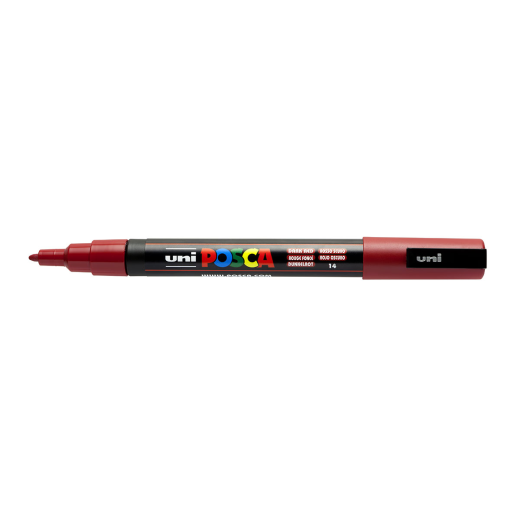 Marqueur Posca PC3M rouge foncé