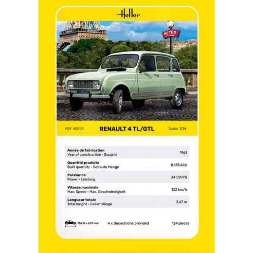 Renault 4TL/GTL - maquette à monter-3