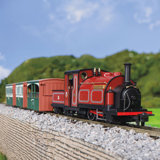 Locomotive Small England "PALMERSTON" du Ffestiniog Railway, OO-9/H0e, livrée marron-1