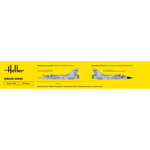 Starter kit Mirage 2000 C - maquette à monter-3