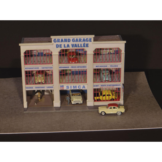 Façade Grand Garage SIMCA H0