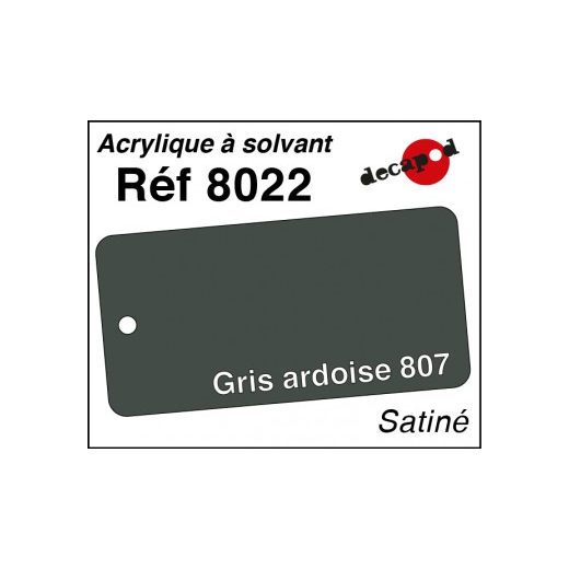 Peinture acrylique Gris ardoise 807 satiné