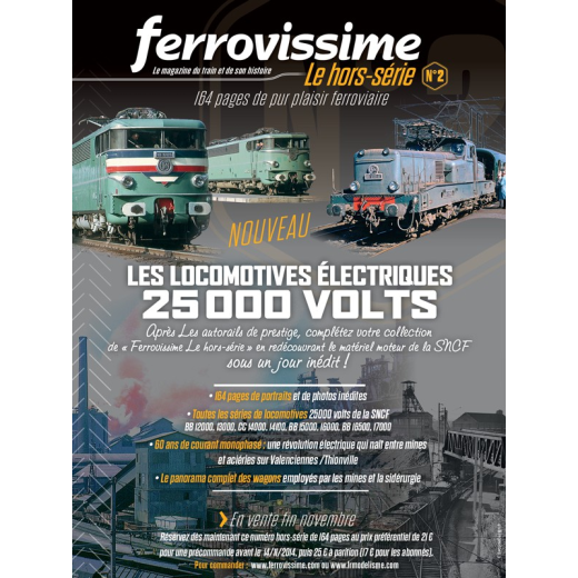 Hors-série Ferrovissime #2 : Les locomotives électriques 25 000 volts-1