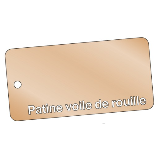 Patine voile de rouille mat