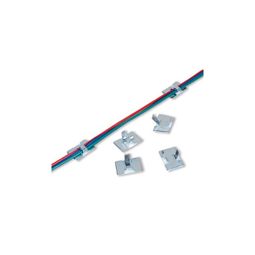 Clips adhésifs pour câbles