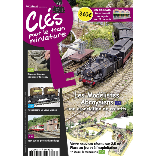 Clés pour le train miniature n° 19