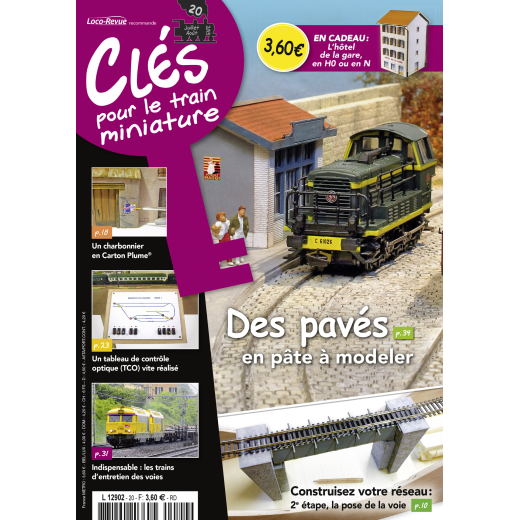 Clés pour le train miniature n° 20