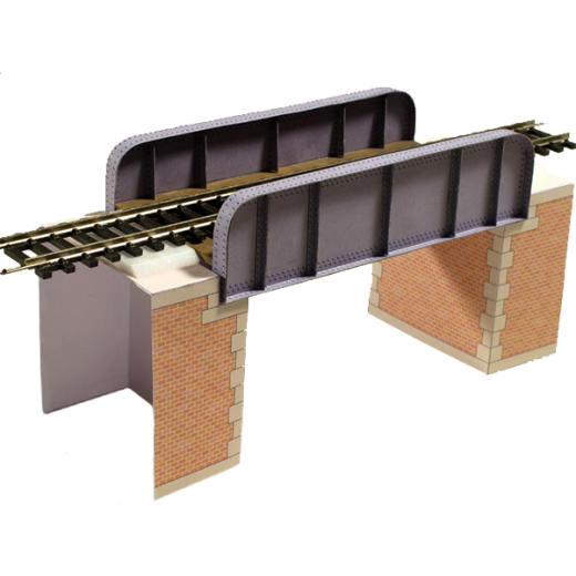 Ensemble de bâtiments en carton à découper "Bâtiments ferroviaires n°1"-3