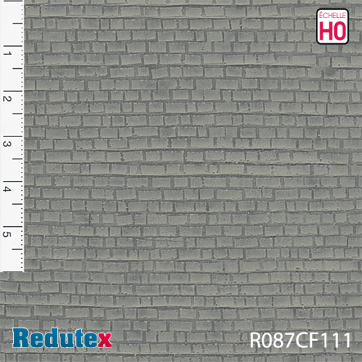 Texture adhésive pavage de rue rectangulaire gris