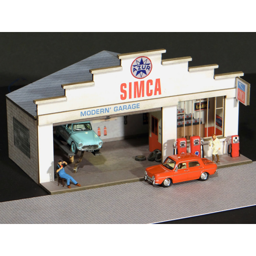 Façade petit garage Simca