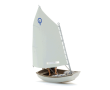 Voilier Optimist et barreur-3