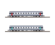 Coffret de 2 voitures voyageurs 1 ère Cl. + 2nd Cl. CORAIL Vtu - Nouvelle déco (éch. Z)-2