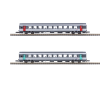Coffret de 2 voitures voyageurs 1 ère Cl. + 2nd Cl. CORAIL Vtu - Nouvelle déco (éch. Z)-3