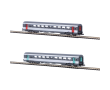 Coffret de 2 voitures voyageurs 1 ère Cl. + 2nd Cl. CORAIL Vtu - Nouvelle déco (éch. Z)-1