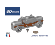 Bogie moteur H0e/N, entraxe 28 mm, écartement 9 mm-1