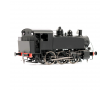 Locomotive à vapeur 030 TU noire,  ép. III, SNCF, éch 0-2