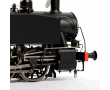 Locomotive à vapeur 030 TU noire,  ép. III, SNCF, éch 0-4