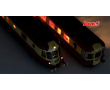 Autorail diesel RGP I avec remorque en livrée TEE rouge/crème, ép. III, SNCF-3