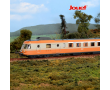 Autorail diesel RGP I avec remorque en livrée gris béton/orange "Alpazur", ép. IV, SNCF-3
