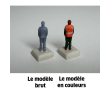 Homme avec gilet de sécu - Personnage à peindre-2