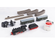 Coffret de départ DB, locomotive à vapeur 98‐003 avec tender et deux voitures voyageurs-1