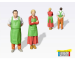 Mini-façade de commerce de fruits et légumes avec ses figurines couple de primeurs-1