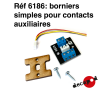 Borniers simples pour contacts auxiliaires-2