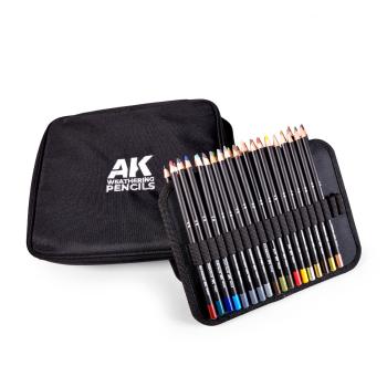 Trousse de 37 crayons à effets pour patine