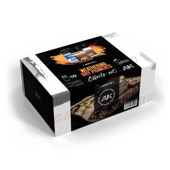 Coffret de 9 pigments/terre à décor (+ fixateur et accessoires)