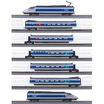Coffret TGV Paris Sud-Est (TGV PSE)  livrée Atlantique à l’échelle Z - version analogique