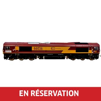 Locomotive EMD Class 66, ép. VI, Euro Cargo Rail, DAPOL, éch 0 - DCC "De luxe" Son spatial