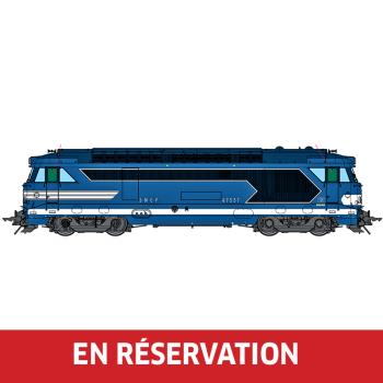 Locomotive Diesel BB 67337 (version d'origine), ép. III-IV, SNCF, éch 0 - Analogique