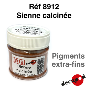 Terre à décor sienne calcinée