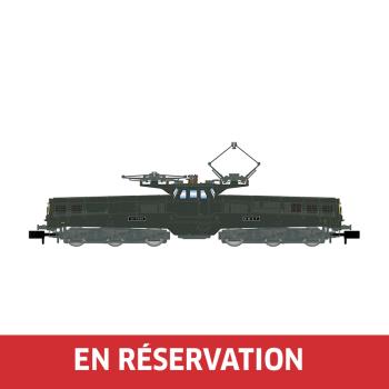 Locomotive électrique CC 14166, livrée verte/jaune, version fin de carrière, 4 lampes modernes, ép. IV, SNCF, éch. N, avec décodeur sonore multiprotocole